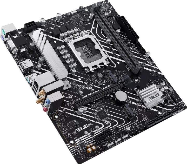 Actual product image ASUS PRIME H610M-A WIFI (LGA 1700, Intel H610, mATX)