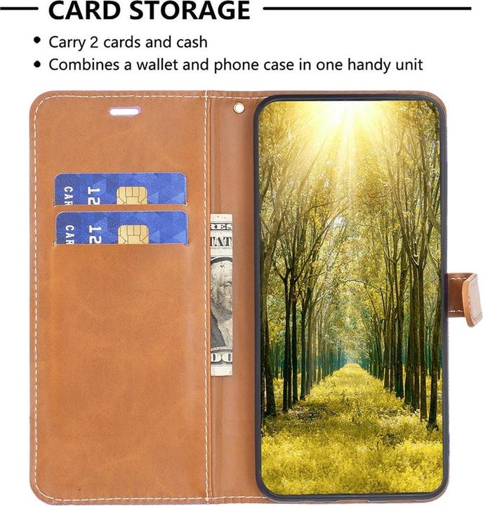 Actual product image König Design Mobile phone case protection for Apple iPhone 15 Pro Max Case Cover Wallet Flap Case (Apple iPhone 15 Pro Max)