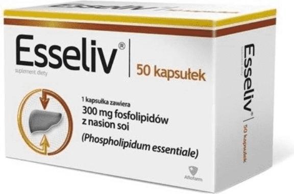 Image du produit Aflofarm Supplément diététique Esseliv Soutien du foie 50 capsules (50 ml)