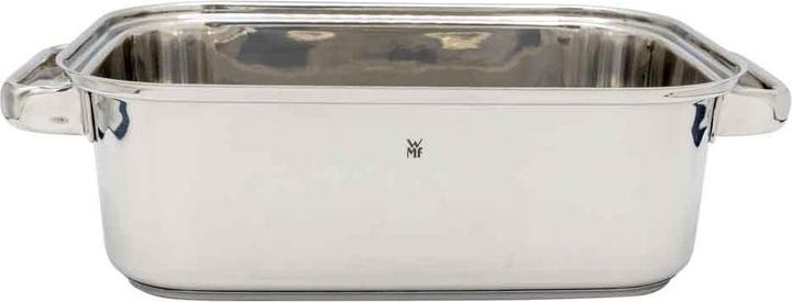 Produktbild WMF Dampfgarer Bräter 3,5l Glasdeckel Garblech Vitalis Compact Edelstahl (Bräter + Schmortopf, Edelstahl)