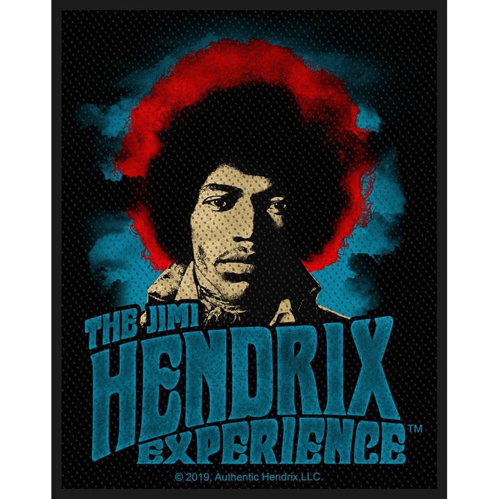 Actual product image Jimi Hendrix Standard size patch Experience Polyester (1 x)