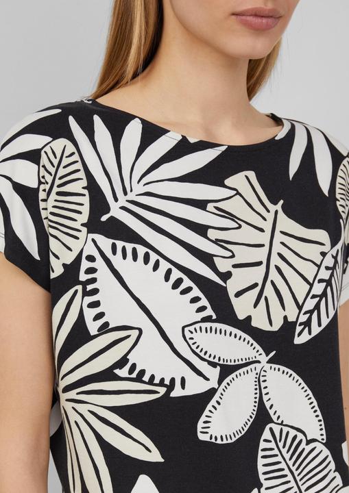 Produktbild S.Oliver T-Shirt Elastisches T-Shirt aus Viskosestretch im Relaxed Fit (44)