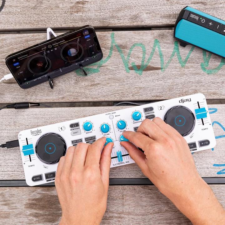 Image du produit Hercules DJControl Mix Blue Edition