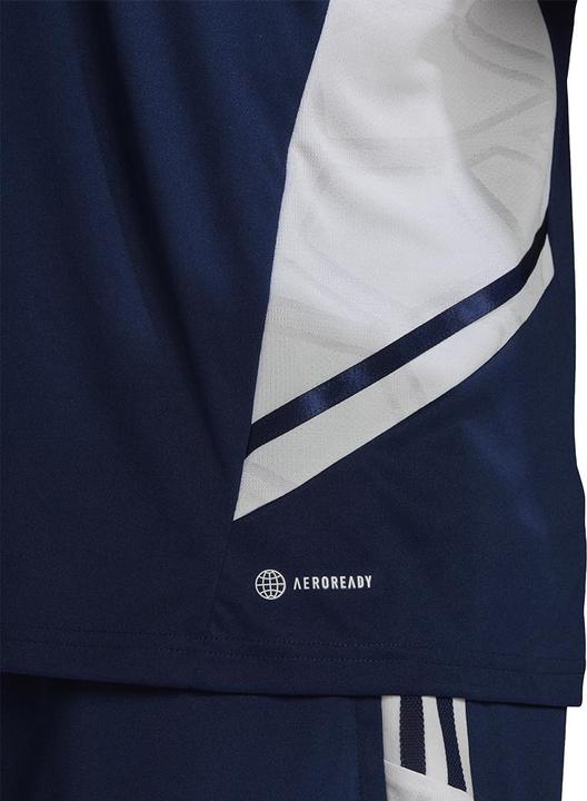 Immagine prodotto adidas Maglia Condivo 22 Uomo con scollo a V blu navy e bianco HA6291 (L) (L)
