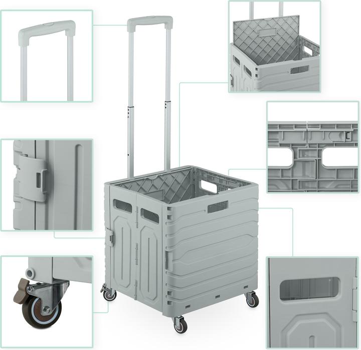 Produktbild Relaxdays Einkaufstrolley