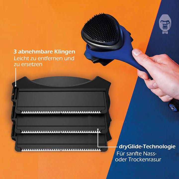 Actual product image baKblade Ergonomischer Rückenrasierer 2.0 Elite mit Ersatzklingen