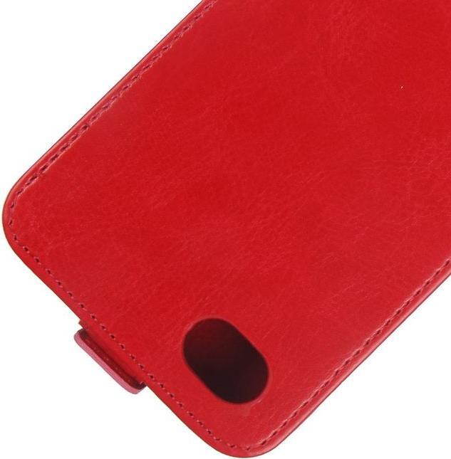 Produktbild MU Classic Leder Flip Cover mit Visitenkartenfach (LG Q6, LG Q6+)