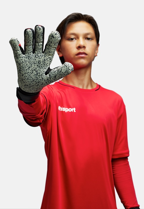 Actual product image Uhlsport Goalkeeper Glove Powerline Supergrip+ Hn (10.5)