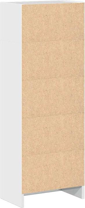 Produktbild vidaXL Bücherregal Hochglanz-Weiss 40x24x143 cm Holzwerkstoff (40 x 24 x 143 cm)