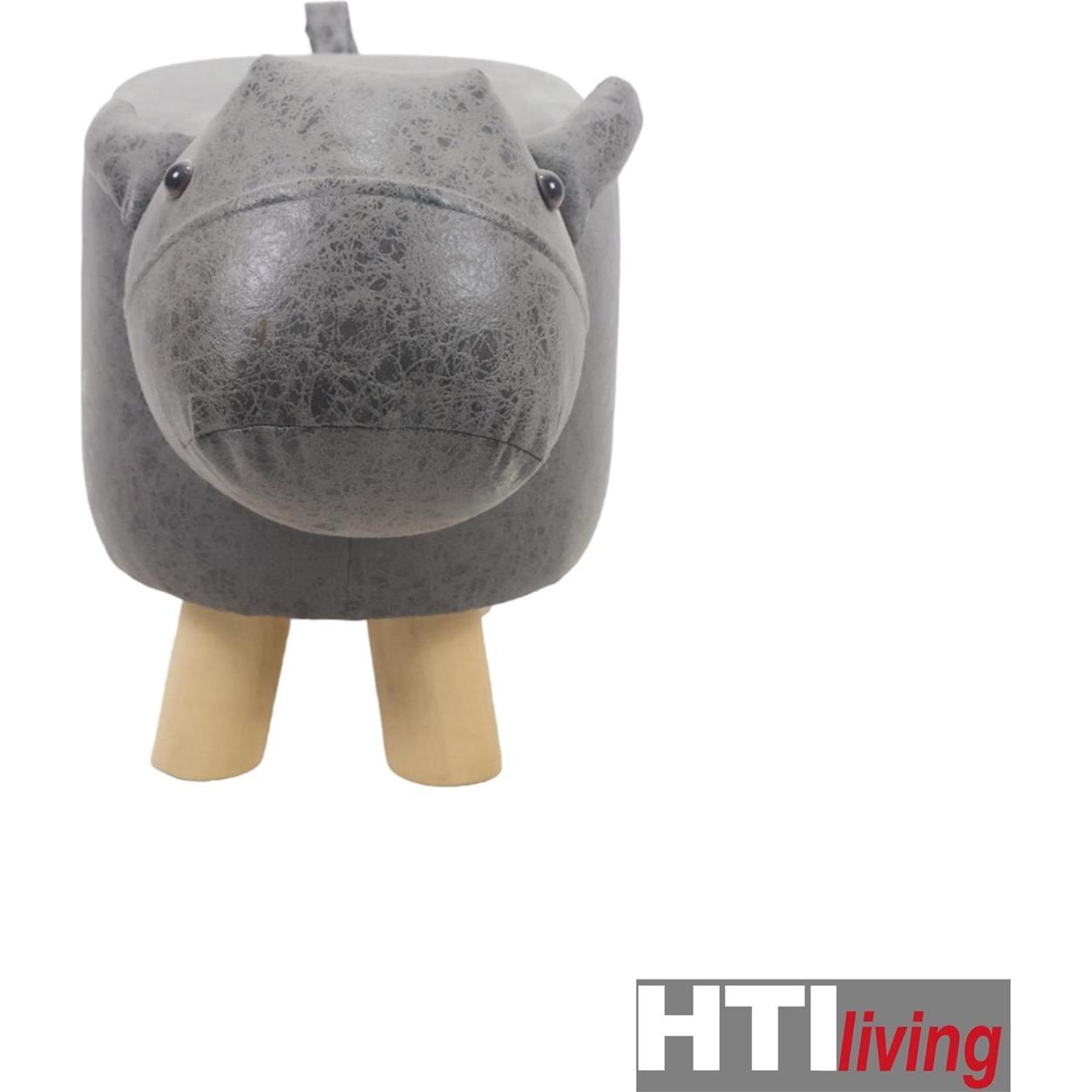 Thumbnail - HTI-Living, Hocker + Pouf, Kinderhocker Enrik Nilpferd