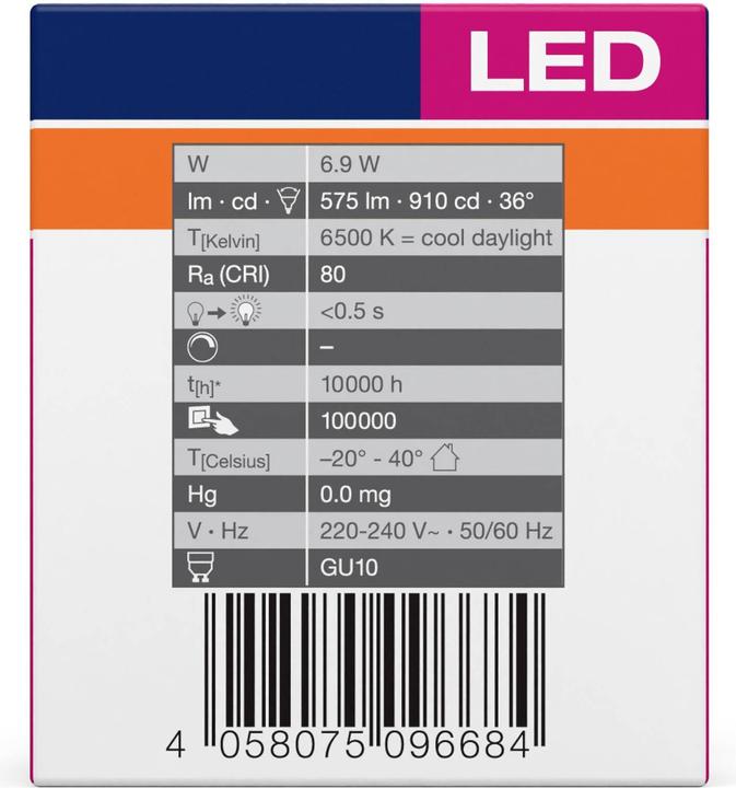 Produktbild Osram Led Value Par16 (GU10, 575 lm, 1 x)
