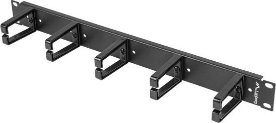 Actual product image Lanberg 19 " cable management panel 1 U type B black