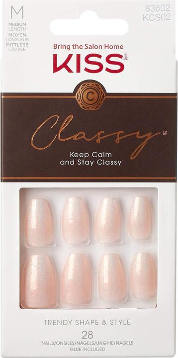 Actual product image KISS classy nails cozy meets cute 28 pcs (Artificial nails)