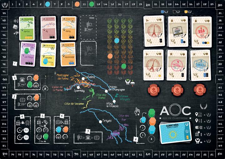 Actual product image Old Hen Games AOC : Age of Champagne - French (French)