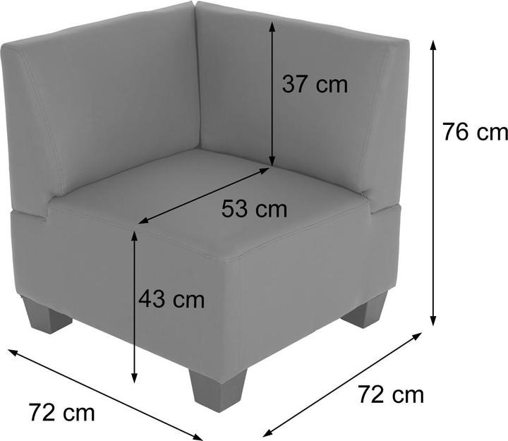 Produktbild JOHN316 Ecksofa Eckteil (Ecksofa)