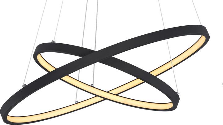 Produktbild Globo Hängeleuchte Ralph schwarz matt 1xLED (4620 lm)