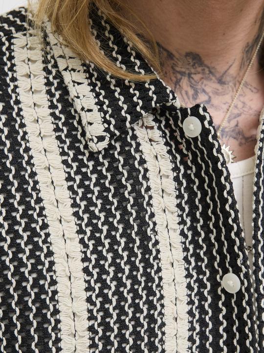 Produktbild Jack & Jones Jorbellagio Crochet Shirt Ss (XS)