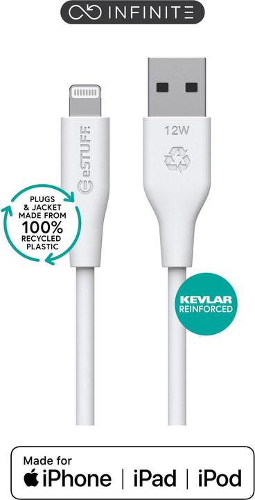 Produktbild eSTUFF 100% Recycled Super Soft TPE (1 m, USB 2.0)