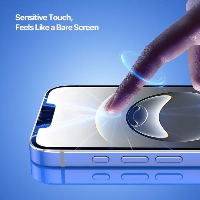 Actual product image Dux Ducis Roga Series Schutzglas mit Auto Alignment Kit (1 pcs., Apple iPhone 16e, Apple iPhone 17e)