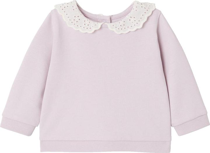 Produktbild Vertbaudet Bio-Kollektion: Baby Sweatshirt mit besticktem Kragen (68)