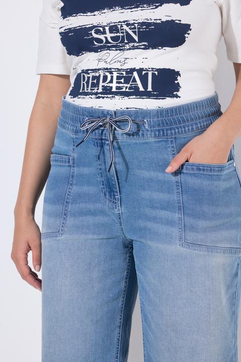 Produktbild Ulla Popken Bermuda Mary, weites Bein, Elastikbund (44)