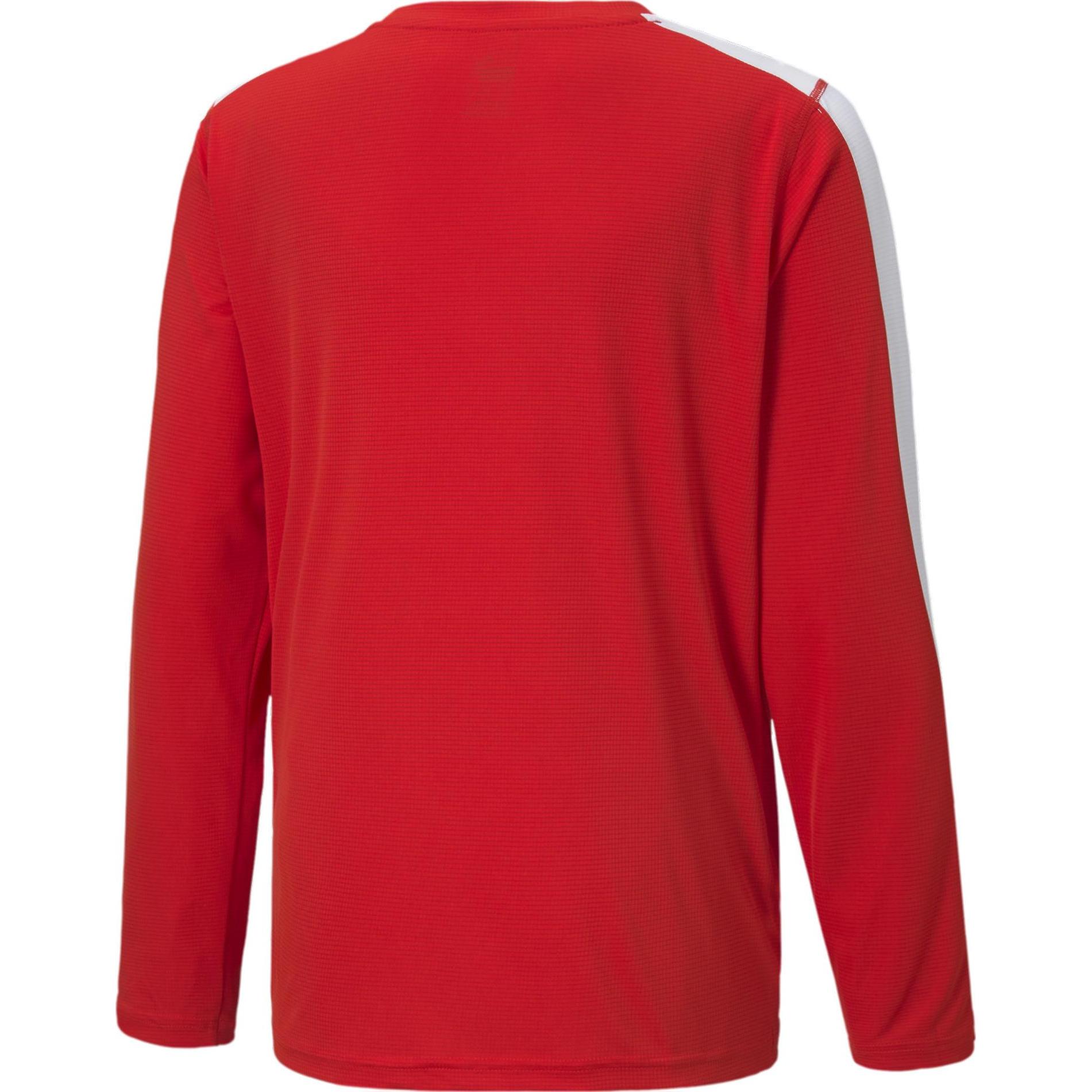 Thumbnail - Puma, Unisex, Sportshirt, Cross the Line LS Y-519606 (140), Rot, 140