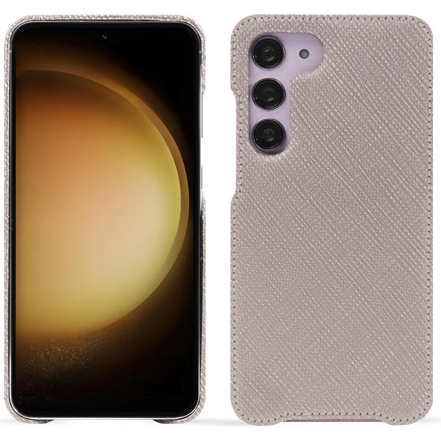 Thumbnail - Noreve Lederschutzhülle (Samsung Galaxy S23+, Samsung Galaxy S24+), Smartphone Hülle, Beige