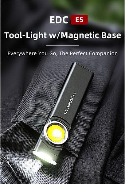 Actual product image Klarus EDC lamp E5, 470 lumen (10.60 cm)
