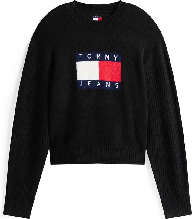 Produktbild Tommy Jeans Tjw Melange Flag Sweater Rib Ext (XL)