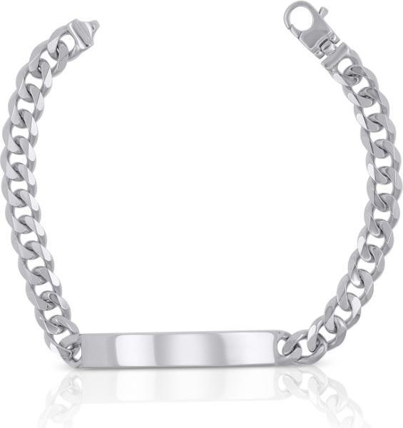 Actual product image Muau Badge bracelet (19 cm, Silver 925)