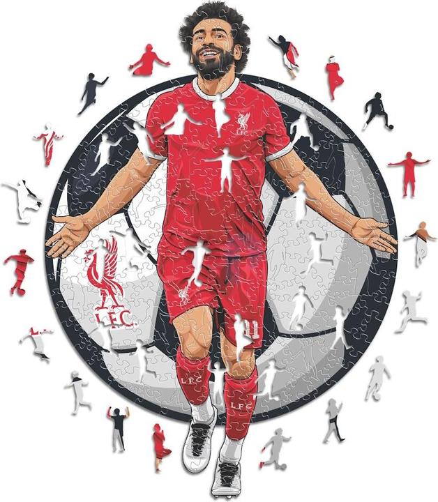 Produktbild Iconic Liverpool FC - Mo Salah - Holz Puzzle Grösse S (150 Teile) (150 Teile)