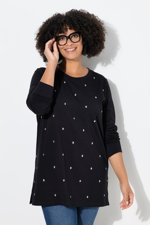 Produktbild Angel of Style Sweatshirt, Metall-Totenköpfe, Langarm (48)