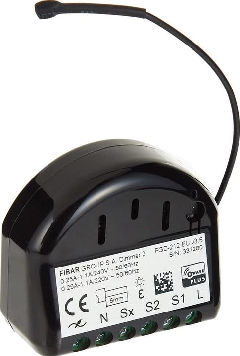 Actual product image Fibaro Universal dimmer 2 250W