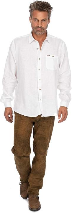 Immagine prodotto Stockerpoint Klederdrachthemd voor heren, wit, L (L)