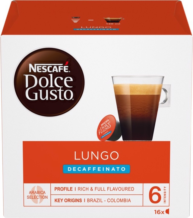 Image du produit Nescafé Dolce Gusto Lungo Decaf (16 x Port.)