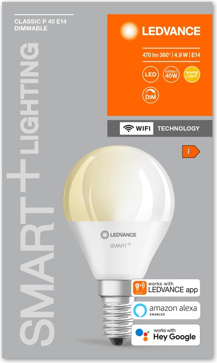 Actual product image Ledvance Classic P (E14, 5 W, 470 lm, 1 x, F)