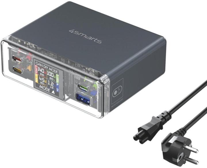 4smarts Stacja ładująca Lucid 300W z trybem DIY szary (300 W)