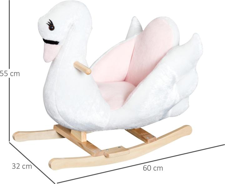 Actual product image Jamb Swan rocking animal