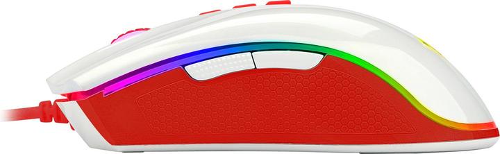 Actual product image Redragon M711C Cobra White/Red (Cable)