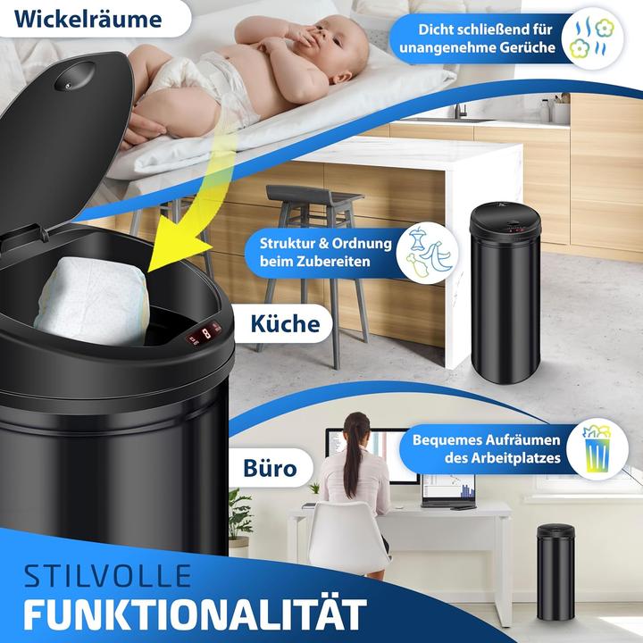 Produktbild Kesser Abfalleimer mit Sensorautomatik (30 l)
