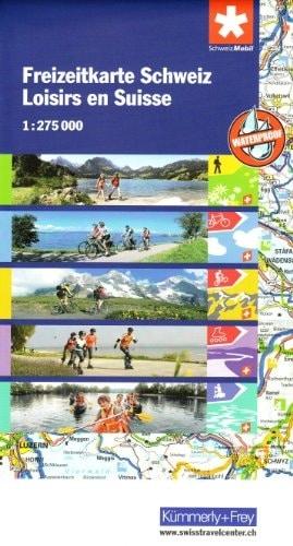 Freizeitkarte Schweiz Loisirs Suisse 275000