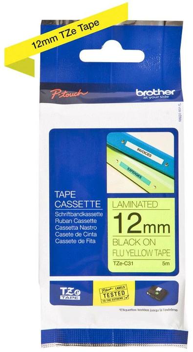 Actual product image Brother Tze-C31 (1.20 cm, Black)