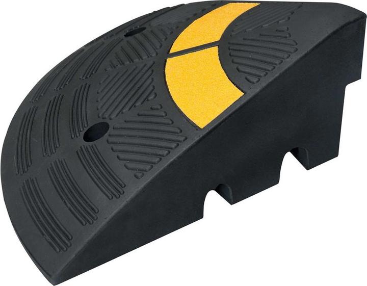 Moravia Rampe de trottoir MORION Élément de finition en caoutchouc, 360x360x100 mm (36 cm)