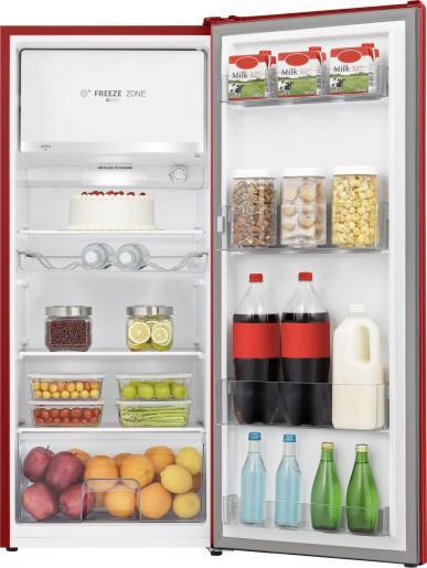Actual product image Hisense RR220D4BRE Single Door Refrigerator 165 (165 l)