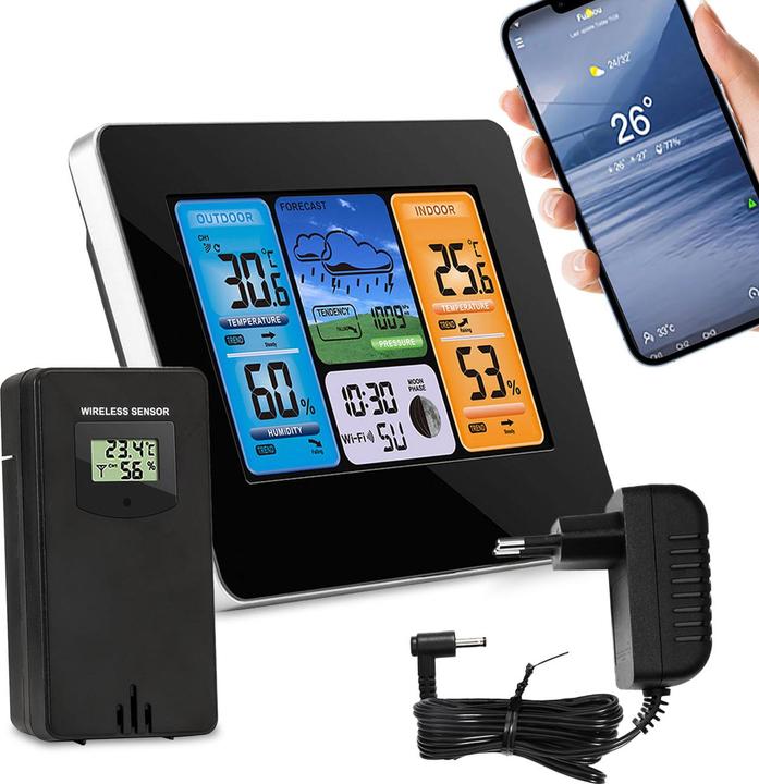 Actual product image Casativo WLAN wireless weather station
