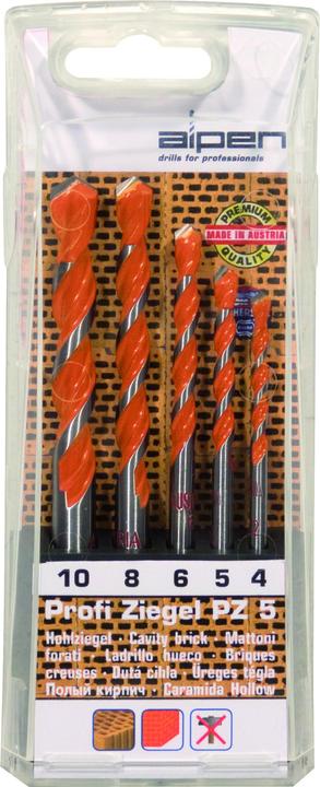 Produktbild Alpen Ziegelbohrer-Set 5teilig 4 mm (10 mm)