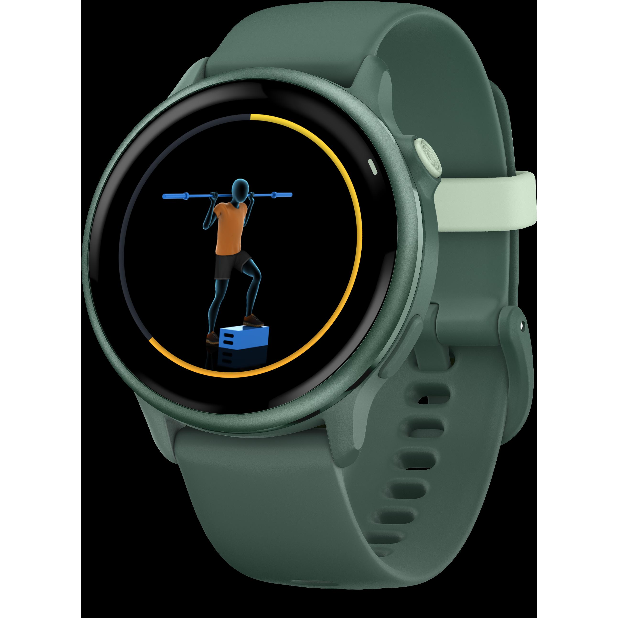 Garmin vivoactive 6, GPS, Jasper Green/ J. Green Metallic, WW (42 mm), Montre connectée