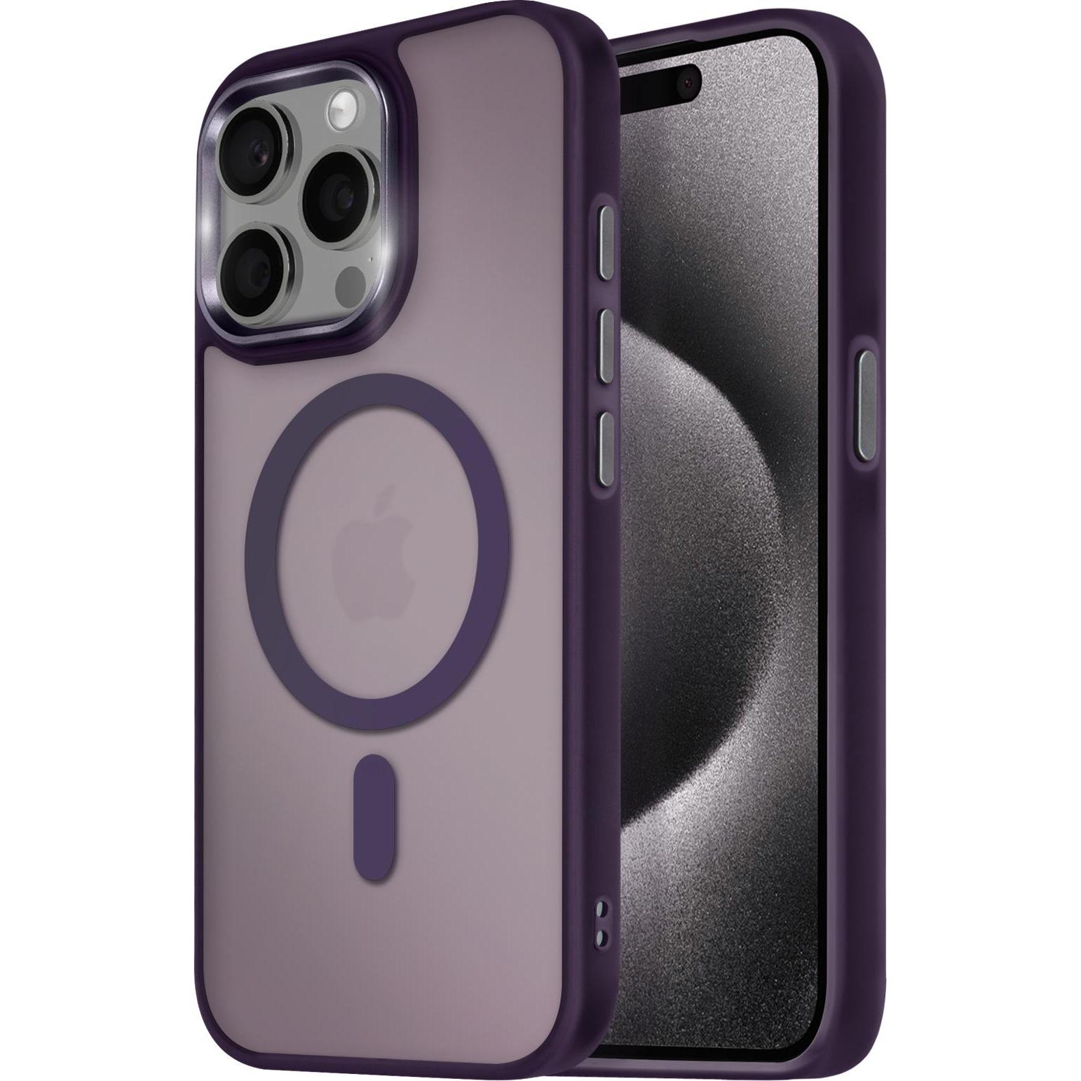 Avizar Frost Color Case (Apple iPhone 15 Pro), Smartphone Hülle, Violett