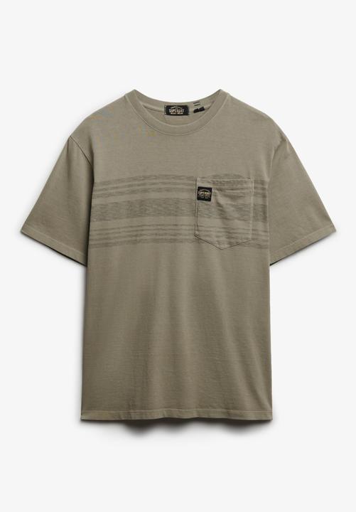 Actual product image Superdry Contrast Stripe Pocket Tshirt (XXL)