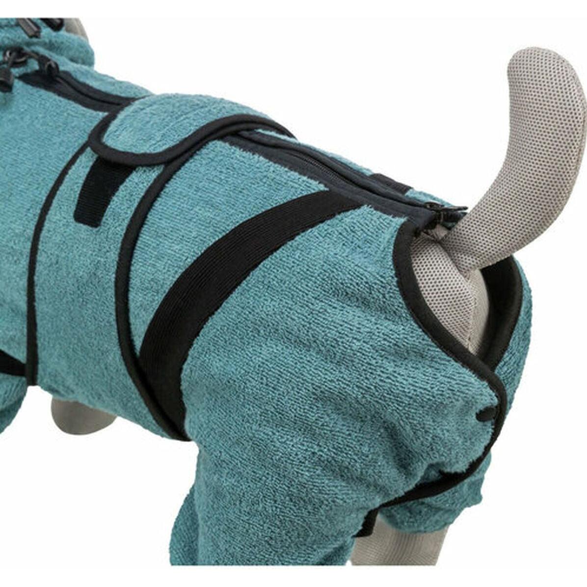 Peignoir de Bain en tissu Eponge Pétrole Ultra Absorbant pour Chien - Plusieurs tailles disponibles 